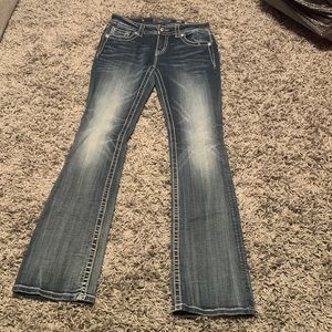 Miss Me signature boot cut jeans size 28